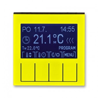 termostat programovatelný LEVIT 3292H-A10301 64 žlutá/kouřová černá